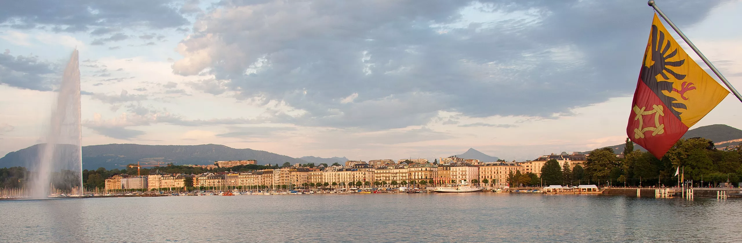Jet d'Eau in Geneva, Switzerland Welcome to Geneva - swiss immigration + relocations services